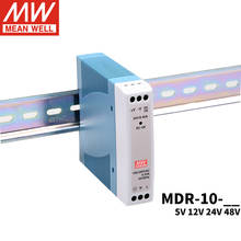 Meanwell MDR-10W AC/DC Low no-load loss DIN Rail Power Supply 5V 12V 15V 24V Industrial 12V Ultra-thin rail switch power supply 2024 - buy cheap