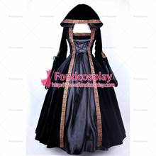 Traje Medieval victoriano rococó vestido de baile Miko gótico Punk terciopelo Cosplay traje hecho a medida [G205] 2024 - compra barato