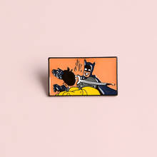 Adventure Movie Bat-man Brooch Hero Punk Enamel Pins Shirt lapel Broche for Men Women Badge Pines Brooches Jewelry Accessories 2024 - buy cheap