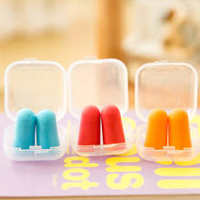 10Pair Candy Ear Plugs Ear Protector Anti Noise Sleep Study Helper Working Earplug Foam Plastic Box Packaging 2024 - buy cheap