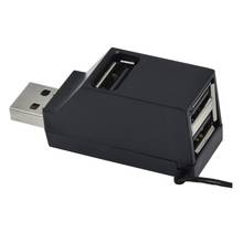 Mini concentrador de red USB 2,0/3,0, multipuerto de alta velocidad, adaptador portátil, divisor para discos duros de ordenador y PC 2024 - compra barato