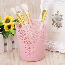 Fashion Creative Hollow Flower Pencil Holder Plastic Pen Holder Makeup Brush Holder Multifunctional Storage Barrels Stationery 2024 - buy cheap