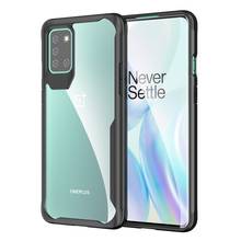 Funda trasera acrílica de TPU delgada de lujo para One Plus 8T, funda transparente para teléfono OnePlus 8T, 1 + 8T 2024 - compra barato