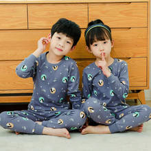 Cute Boys Pajamas Kids Cartoon Sleepwear Baby Girls Clothes Set Autumn Cotton Nightwear Animal Pyjamas Set Children's Clothing 2024 - buy cheap