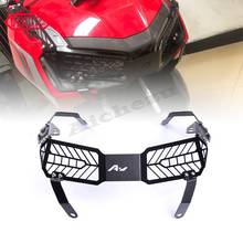Motorcycle Parts Black ADV150 Headlight Head Light Grille Guard Cover Fits for HONDA ADV 150 2019 2020 2024 - buy cheap