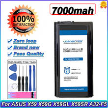 7000mAh Laptop Battery For ASUS X59 X59G X59GL X59S X59SL X59SR A32-F5 F5C F5M F5R F5SL X50RL X50V X50VL 90-NLF1B2000Y 2024 - buy cheap