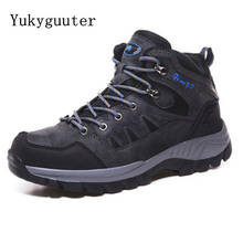 Zapatos de senderismo para hombre, botas de Trekking para caminar al aire libre, zapatillas impermeables de deporte de montaña, antideslizantes 2024 - compra barato