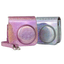 Fujifilm Instax Mini 11 9 8 Instant Film Camera Case Holographic Crystal Glitter Laser Shoulder Strap Bag Protector Cover Case 2024 - buy cheap