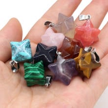 Natural Stone Agates Crystal Pendant Charms Spiny Ball Shape Opal Tiger Eye Pendants for DIY Necklace Earring Jewelry Making 2024 - buy cheap