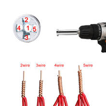 Artefato de descascamento de fio bv, bloco de terminais de fio, eletricista, automático, fio de linha giratória, ferramenta com 1 peça 2024 - compre barato