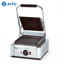EG811 Single Plate Commercial Electric Table Top Panini Grill Machine of Catering Equipment 2024 - buy cheap