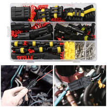 352pcs( 26 Sets) HID Waterproof Connectors 1/2/3/4 Pin Car Electrical Wire Connector Plug Truck Harness 300V 12A 2024 - buy cheap