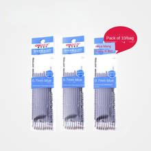 Ball Point Pen Refills Press Ball Point Pen Replacement Refills 10pcs/lot Blue Ballpoint Pen Refills 0.7mm Writing Tool 2024 - buy cheap