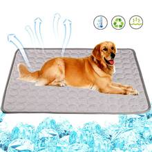 Pet Dog Summer Cooling Mat For Small Medium Large Dogs Cat Bed Pad Blanket Indoor Cool Seat Pets Mats Ice Silk Puppy Cushion 2024 - buy cheap