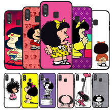 Mafalda-capa de celular pintada com desenho animado para samsung, a10, a20e, a30, a40, a50, a60, a70, m10, m20, m30s, m40, a01, a21, a31, a51, a71, 4g 2024 - compre barato