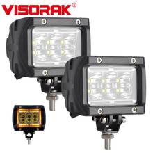 VISORAK 4" 30W Motorcycle LED Work Light Offroad 4WD LED Light Motorcycle LED Lamp For 4WD 4x4 SUV ATV Offroad Truck Car 2024 - buy cheap