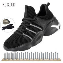 Safety Work Shoes Men's Anti-smashing Anti-stab Labor Protection Shoes Wear-resistant Breathable Lightweight Sports Shoes Women 2024 - buy cheap