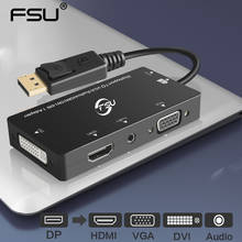 Интерфейс Thunderbolt для порта дисплея DP-DVI HDMI VGA аудио адаптер для Apple MacBook Air DP кабель для порта дисплея переходник «штырь-гнездо» 2024 - купить недорого