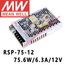 Mean Well-fuente de alimentación con función PFC, RSP-75-12 meanwell 12VDC/6,3a/75,6 W, salida única, tienda en línea 2024 - compra barato