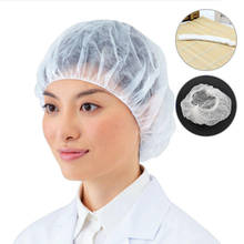 100 Pcs Disposable Bouffant Cap Hair Nets Beauty Salon Head Cover Hats Catering Mob Caps Hygiene 2024 - buy cheap