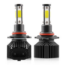 2Pcs 360 Degree LED 4sides 20000LM H7 H11 LED Bulb H1 H4 H8 H9 9005 HB3 9006 HB4 Auto Car Headlight 6000K Fog Light 12V 6000K 2024 - buy cheap