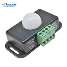 DC 12V 24V 8A Automatic Adjust Body Infrared PIR Motion Sensor Switch IR Infrared Detector Switch Module For LED Strip Light Lam 2024 - buy cheap