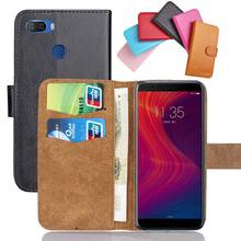 Funda con tapa para Lenovo K5 Play, carcasa de cuero suave a la moda, exclusiva, K5 Play, cartera para teléfono, 5,7 pulgadas 2024 - compra barato