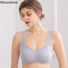 Sutiã grande sem costura weseelove, sutiã grande e grande sem arame para mulheres, roupa íntima, push up, colete, roupa debaixo 2024 - compre barato