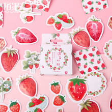 45pcs/pack Yummy Strawberry Decorative Stickers Scrapbooking Stick Label Diary Stationery Album Stickers Kids Gifts 2024 - buy cheap