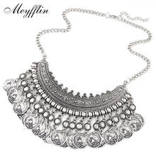 Vintage Maxi Necklace Bohemian Statement Necklaces & Pendants for Women Coin Choker Collier Femme Boho Jewelry Christmas Gifts 2024 - buy cheap