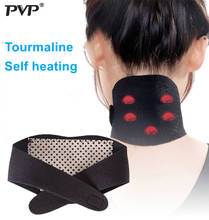 Self-heating Tourmaline Neck Magnetic Therapy SupportTourmaline Belt Wrap Brace Pain Relief Neck Massager Products Health Care 2024 - buy cheap