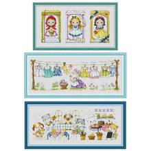 Fairy tale patterns counted 11CT 14CT 18CT Cross Stitch Sets DIY Chinese Cross-stitch Kits Embroidery Needlework 2024 - buy cheap