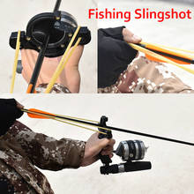4 estilos de tiro peixe estilingue arco tiro com arco pode ser instalado plana couro recurvo/composto arco e flecha caça 2024 - compre barato