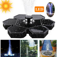 LED Floating Solar Fountain Pool Pond Solar Panel Powered Fountain Water Pump Outdoor Fountain For Garden Decoration Fontaine 2024 - buy cheap