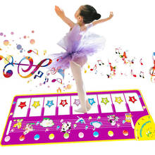 Alfombrilla de Piano de 100x36cm para niños, alfombra Musical con sonido de 8 animales, juguetes educativos para edades tempranas 2024 - compra barato