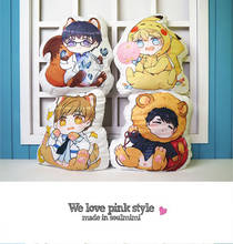 Anime Love and Producer plush pillow toy short plush stuffed cute doll double sided pillowcase toy gift 2024 - buy cheap