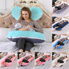 Inflatable Pregnancy Pillow U Shape Sleeping Support Pillow For Pregnant Women Cozy Bump Maternity Pillow Full Body Side Sleeper 2024 - buy cheap