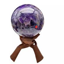 MOKAGY-amatista de sueño Natural en bruto, piedra de cuarzo, esfera de cristal de 110MM-120mm, 1 unidad 2024 - compra barato