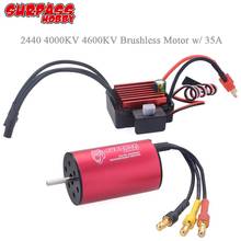 SURPASSHOBBY 2440 4000KV 4600KV Brushless Motor w/ 35A ESC for Traxxas HSP Tamiya Axial 1/16 1/18 RC Buggy Off-road Monster Car 2024 - buy cheap