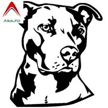 Aliauto Classic Personality Car Stickers Pit Bull Face Vinyl Decal Automobile Styling Animal Accessories Black/silver,14cm*15cm 2024 - buy cheap