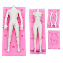 3D Men/woman Body Chocolate Silicone Cake Mold Fondant Silicone Mould For Cake Decorating Tools Soap Ice Candy Molds Cake Tools 2024 - buy cheap