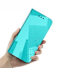 Зеркальный кожаный флип-чехол для Huawei P30 Pro P30 Lite, чехол-бумажник для телефона Huawei Y5 Y6 P Smart 2019 Honor 8s 10Lite Nova 4E 2024 - купить недорого