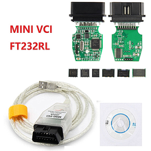 2020 Car Diagnostic Cables and Connectors Mini VCI InterfaceLatest Mini VCI V14.20.019 For T.oyota TIS Techstream Mini VCI J2534 2024 - buy cheap