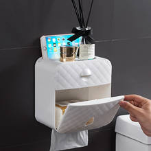 Soporte de papel higiénico creativo, caja de almacenamiento de papel higiénico, resistente al agua, portarrollos 2024 - compra barato