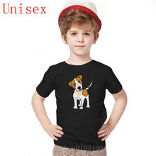 Cool Funny Puppy Jack Russell Terrier Dog T Shirt Children Short Sleeve 100%Cotton O Neck kids Tees boy clothes girls clothes 2024 - buy cheap