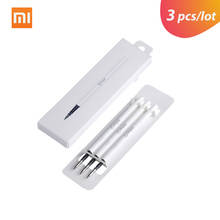 Xiaomi-Bolígrafo de Gel Mijia para la escuela, bolígrafo de punta suave para firmar, 0,5mm, 9,5mm, 3 unids/lote 2024 - compra barato