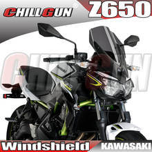 Ветрозащитный козырек для мотоциклов и Спортивных Походов, ветрозащитный отражатель ветра для KAWASAKI Z650 Z-650 2020-2021 Z 650 '20-'21 2024 - купить недорого