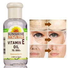 Óleo hialurônico com vitamina e 70000iu, creme facial para cuidados com a pele, levantador facial, essência, anti-envelhecimento, soro anti-rugas, ácido hialurônico 2024 - compre barato