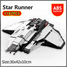 Mercuryed Star Runner Interstellar Ship Building Blocks MOC-50565 Space Fighter Model Bricks Kid DIY Assembly Toys Xmas Gifts 2024 - buy cheap
