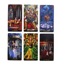 Tarot Illuminati Kit 78 Cards Deck Divination Fate Family Party Board Game Oracle Playing Cards 2024 - buy cheap